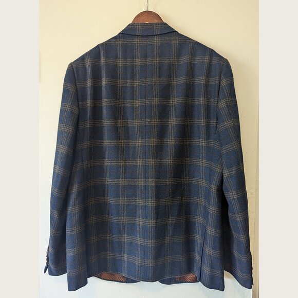 PAL ZILERI - 100% Cashmere check jacket - Sz 60 - Picture 3 of 7